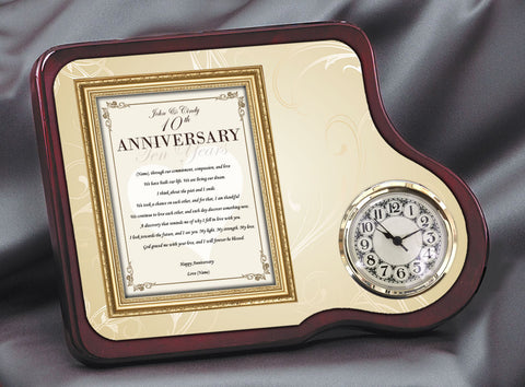 Anniversary Gift Clock Frame