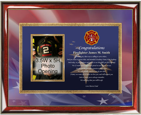 Fire Academy Picture Frame Gift