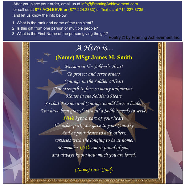 Military Gift Army Air Force Marines Navy Poetry Mini Clock Pen US Military Veteran Army Poem Gift Clock Birthday Promotion Retirement