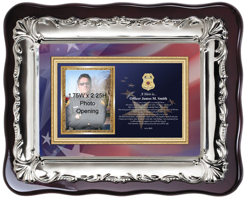 policeman picture frame