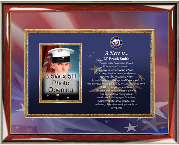 Navy Picture Frame