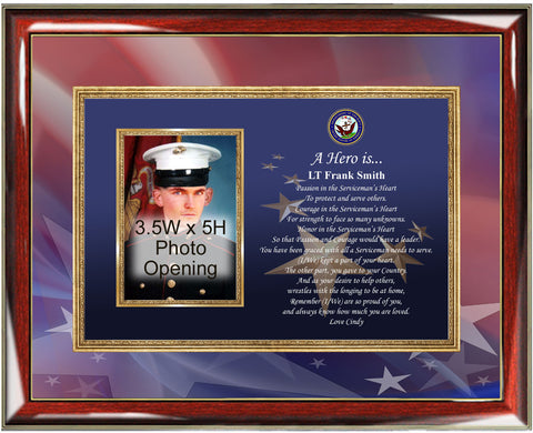 Navy Picture Frame