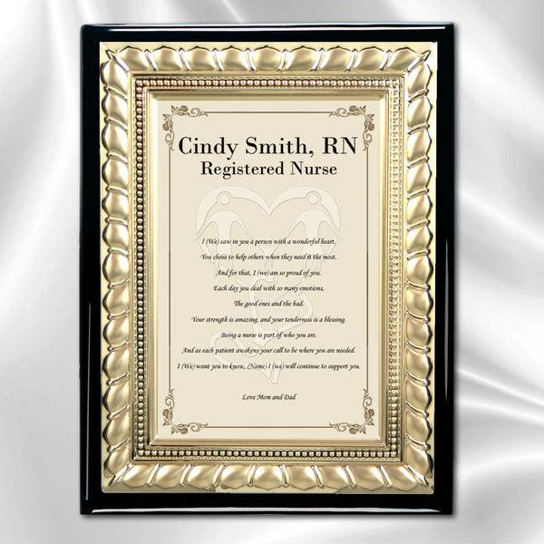 Nurse Plaque Gift Personalized Present