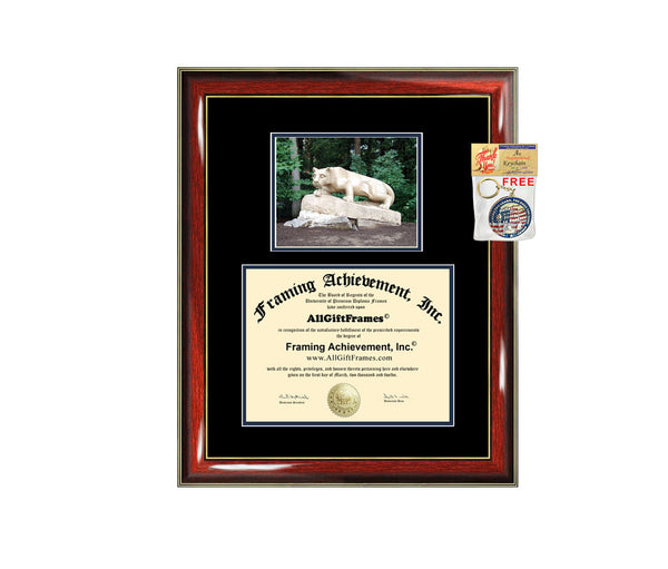 PSU diploma frame Penn State campus degree certificate framing gift graduation frames Pennsylvania State University plaque certification