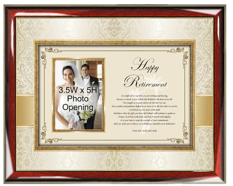 retirement gift picture frame