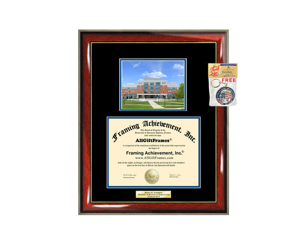 Diploma Frame Southern Connecticut State University SCSU Graduation Gift Idea Engraved Picture Frames Engraving Degree Cheap Bachelor Masters MBA PHD Doctorate School