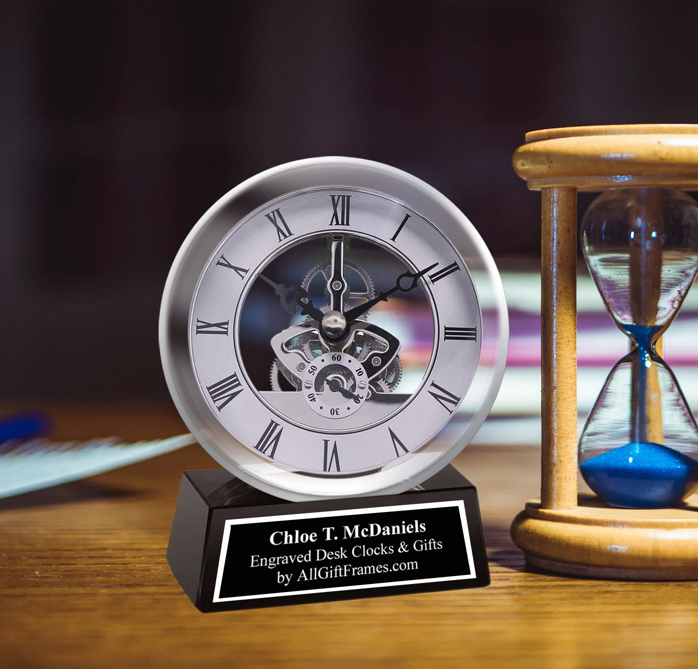 Clocks & Timers  Personalized Gear Clock Award 751356P