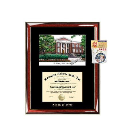 University of Akron Graduation Custom Frame Emboss Lithograph Diploma Degree Framing Embossed Bachelor MBA Master PHD Certificate Framing