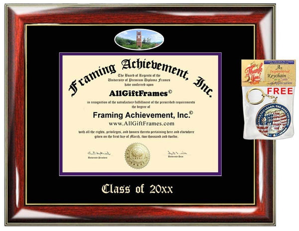 Custom Diploma Frame Embossed Western Carolina University College Best Graduation WCU Degree Frame Double Campus Fisheye Picture Frame Cheap Graduate Gift