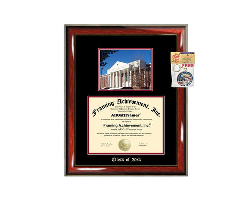 Liberty University Diploma Frame Big Graduation Gift Case Embossed Picture Frames Engraving Degree Graduate Bachelor Masters MBA PHD Doctorate School
