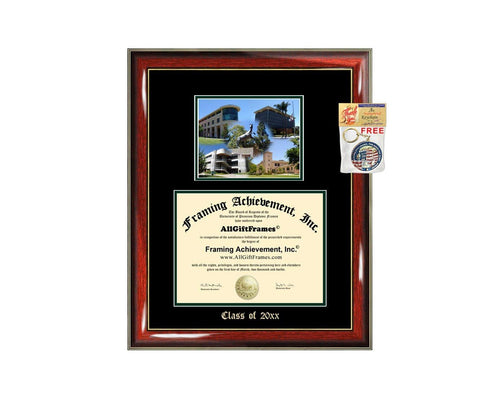 Diploma Frame Big Cal Poly San Luis Obispo Campus Embossed Picture Frames California State Polytechnic University Engraving Bachelor Master MBA PHD PersonalizedDegree