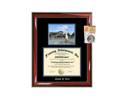 Diploma Frame Big University of North Florida UNF Graduation Gift Case Embossed Picture Frames Engraving Degree Graduate Bachelor Masters MBA PHD Doctorate School