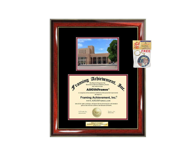 Diploma Frame University of New Mexico UNM Graduation Gift Idea Engraved Picture Frames Engraving Degree Cheap Graduate Bachelor Masters MBA PHD Doctorate School