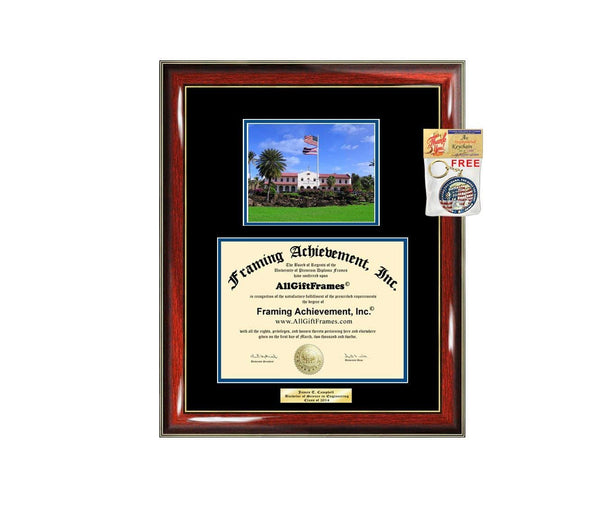 Diploma Frame Chaminade University Campus Photo Graduation Graduation Gift Idea Engraved Picture Frames Engraving Large Personalized Document Cheap Graduate Graduate Degree