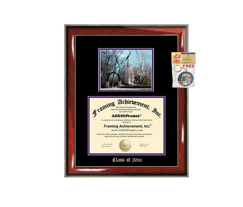 Diploma Frame Big Northwestern University Graduation Gift Case Embossed Picture Frames Engraving Degree Graduate Bachelor Masters MBA PHD Doctorate School