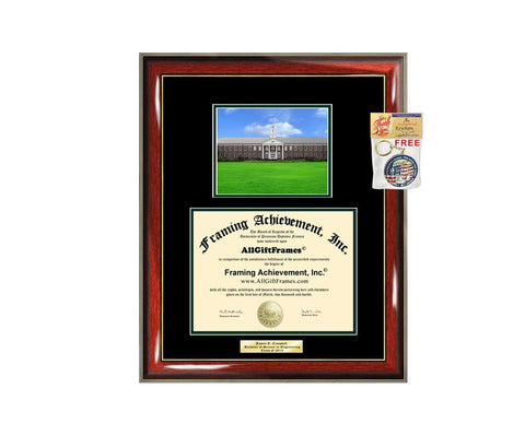 Diploma Frame UNCW University of North Carolina Wilmington Graduation Gift Idea Engraved Picture Frames Engraving Degree Graduate Bachelor Masters MBA PHD Doctorate School