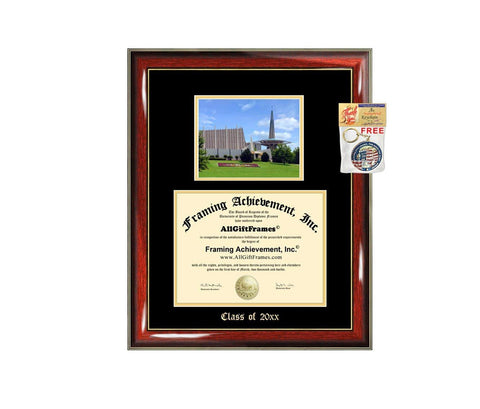 Diploma Frame Big Oral Roberts University ORU Graduation Gift Case Embossed Picture Frames Engraving Degree Graduate Bachelor Masters MBA PHD Doctorate School