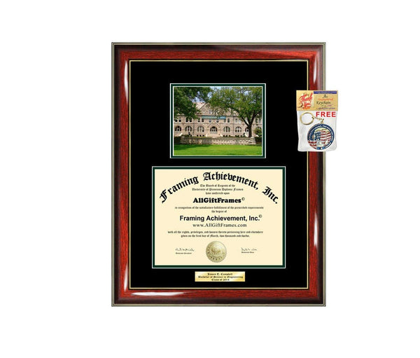 Diploma Frame Tulane University Graduation Gift Idea Engraved Picture Frames Engraving Degree Graduate Bachelor Master MBA PHD Doctorate School