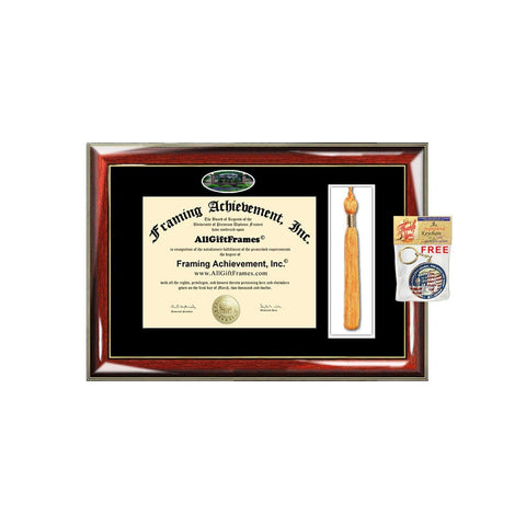Northwestern State University Tassel Diploma Frame Degree School NSULA Campus Photo Custom Tassel Holder Case College Plaque Certificate Degree Frames Certificate Framing Graduation Gift
