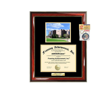 Diploma Frame Northeastern Illinois University NEIU Graduation Gift Idea Engraved Picture Frames Engraving Degree Cheap Graduate Bachelor Masters MBA PHD Doctorate School
