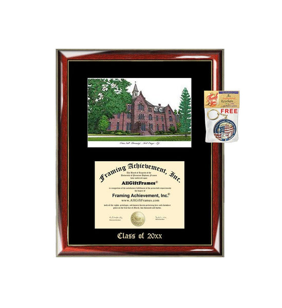 Seton Hall University Diploma Frame Emboss Lithograph SHU Degree Framing Certificate Plaque Graduation Gift Black Matted College University Diploma Frames