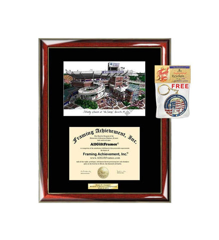 AllGiftFrames University of Florida Swamp Diploma Frame Lithograph Graduation Gift UF Degree Framing Certificate Graduate Holder Case Black Matted