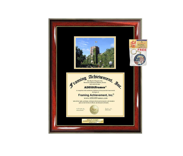 Diploma Frame University of Michigan Graduation Gift Idea Engraved Picture Frames Engraving Degree Cheap Graduate Bachelor Masters MBA PHD Doctorate School