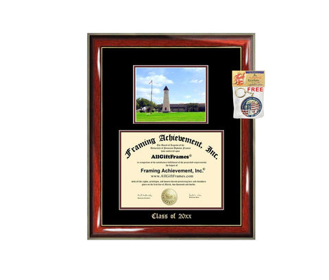 Diploma Frame Big TAMUG Texas A&M University Galveston Graduation Gift Case Embossed Picture Frames Engraving Degree Bachelor Masters MBA PHD Doctorate School