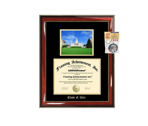 Diploma Frame Big University of Iowa Graduation Gift Case Embossed Picture Frames Engraving Degree Graduate Bachelor Masters MBA PHD Doctorate School