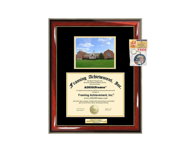 Diploma Frame UMUC University of Maryland University Graduation Gift Idea Engraved Picture Frames Engraving Degree Graduate Bachelor Masters MBA PHD Doctorate School