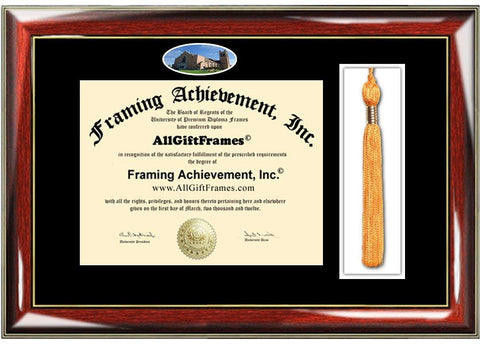 McMurry University Tassel Diploma Frame Degree School McMurry Campus Photo Custom Tassel Holder Case College Plaque Certificate Degree Frames Certificate Framing Graduation Gift