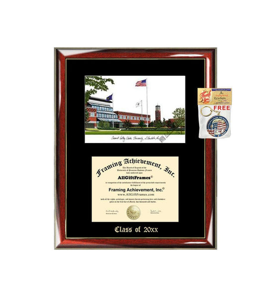 Grand Valley State University GVSU Graduation Custom Frame Emboss Lithograph Diploma Degree Framing Embossed Bachelor MBA Master PHD Certificate Framing