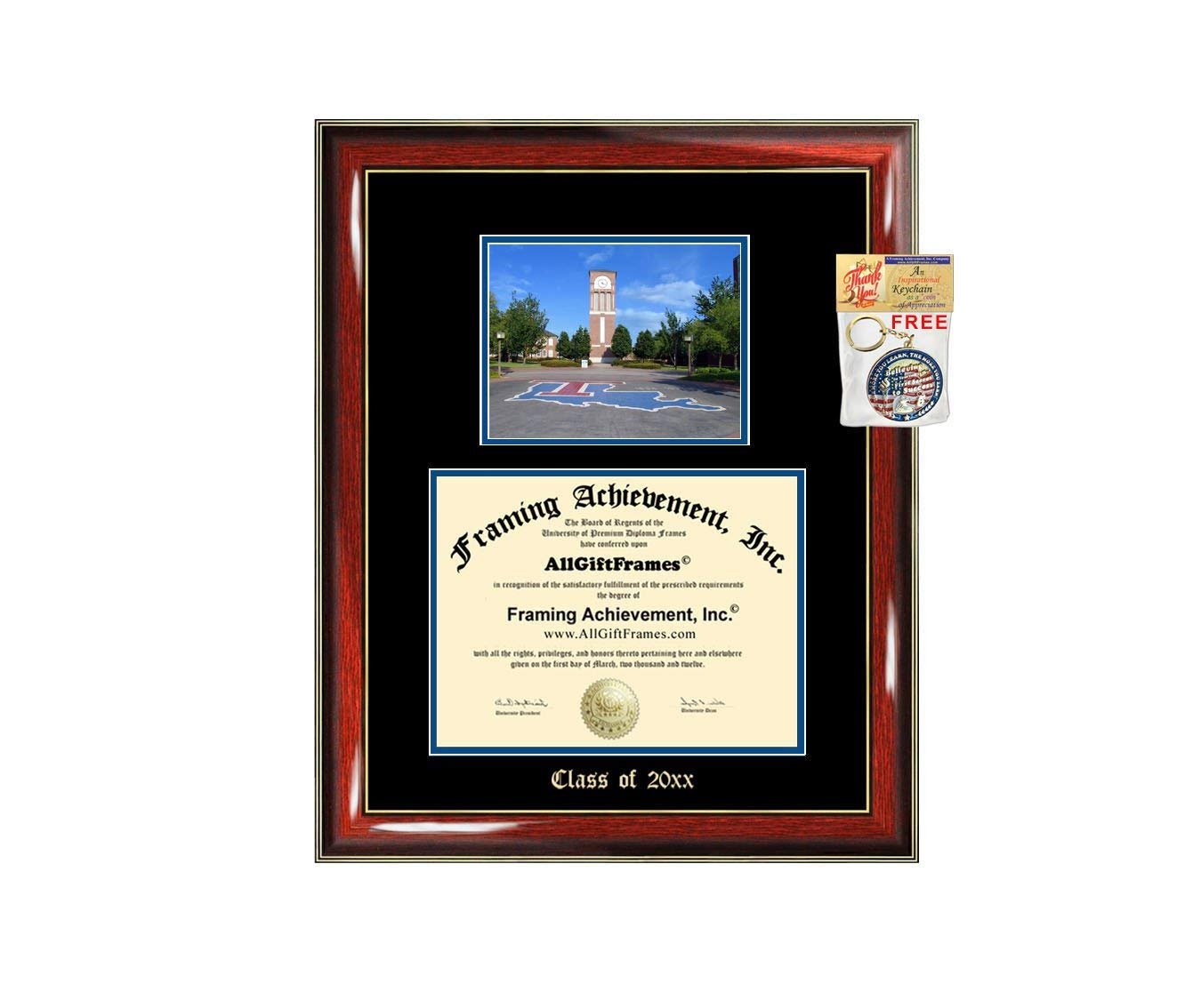 Diploma Frame Big Louisiana Tech University LTU Graduation Gift Case E