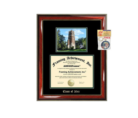 Diploma Frame Big Michigan State University MSU Graduation Gift Case Embossed Picture Frames Engraving Certificate Holder Graduate Bachelor Masters MBA PHD Doctorate School