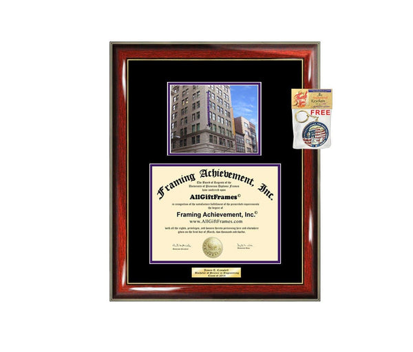 Diploma Frame Emerson College Graduation Gift Idea Engraved Picture Frames Engraving Degree Large Personalized Document Cheap Graduate Bachelor Masters MBA PHD Doctorate