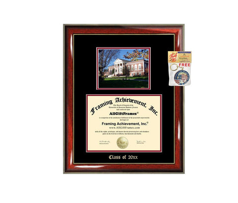 Diploma Frame Big Radford University Graduation Gift Case Embossed Picture Frames Engraving Degree Graduate Bachelor Masters MBA PHD Doctorate School