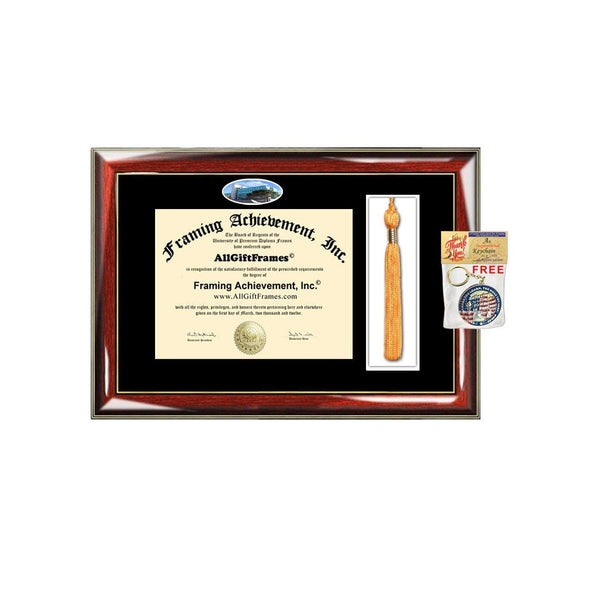 University of California Irvine Tassel Diploma Frame UCI Campus Picture Double Degree Plaque Tassel Holder Framing Graduation Gift Bachelor Master MBA Doctorate PHD Certificate Case
