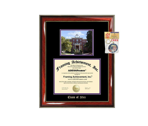Diploma Frame Big Linfield College Graduation Gift Case Embossed Picture Frames Engraving Certificate Holder Graduate Bachelor Masters MBA PHD Doctorate School