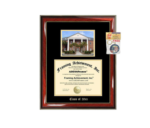 Diploma Frame Big Coastal Carolina University CCU Campus Photo Graduation Gift Case Embossed Picture Frames Engraving Certificate Degree
