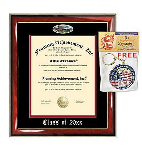 Diploma Frame University of Missouri St. Louis UMSL Graduation Gift Idea Engraved Picture Frames Engraving Degree Certificate Graduate Him Her Nursing Business Engineering Education School