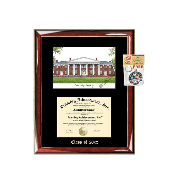 Centre College Graduation Custom Frame Emboss Lithograph Diploma Degree Framing Embossed Bachelor MBA Master PHD Certificate Framing
