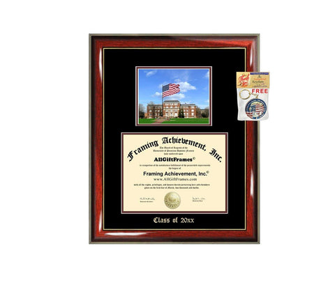 Diploma Frame Big Mississippi State University MSU Graduation Gift Case Embossed Picture Frames Engraving Degree Graduate Bachelor Masters MBA PHD Doctorate School