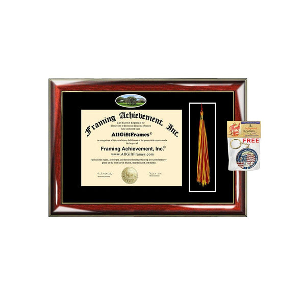 Embry-Riddle Aeronautical University Tassel Diploma Frame ERAU Campus Photo Custom Degree Framing Plaque Graduation Tassel Holder Frame Bachelor Master JD Law MBA Doctorate PHD