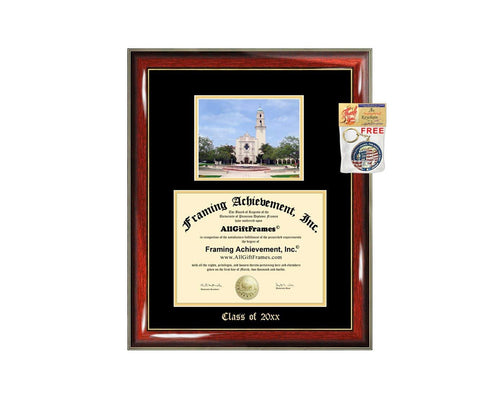 Diploma Frame Big University of San Diego USD Graduation Gift Case Embossed Picture Frames Engraving Degree Graduate Bachelor Masters MBA PHD Doctorate School