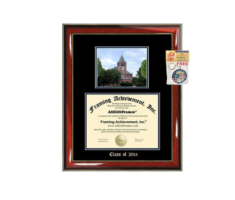University of New Hampshire Diploma Frame Big UNH School Campus Photo Graduation Double Mat Degree Framing Document Graduation Gift Bachelor Master MBA Doctorate PHD Cheap Best