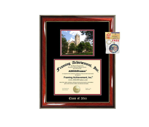 Diploma Frame Big Ohio Wesleyan University OWU Graduation Gift Case Embossed Picture Frames Engraving Degree Graduate Bachelor Masters MBA PHD Doctorate School