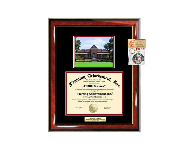 Diploma Frame University of Arizona Graduation Gift Idea Engraved Picture Frames Engraving Degree Cheap Graduate Bachelor Masters MBA PHD Doctorate School