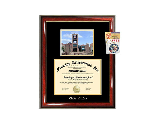 Diploma Frame Big Queens College CUNY Graduation Gift Case Embossed Picture Frames Engraving Degree Graduate Bachelor Masters MBA PHD Doctorate School
