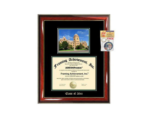 Diploma Frame Big Wayne State University Graduation Gift Case Embossed Picture Frames Engraving Degree Graduate Bachelor Masters MBA PHD Doctorate School