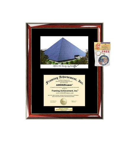 AllGiftFrames California State University Long Beach CSULB Diploma Frame Lithograph Degree Graduation Framing Black Matted Engraved Custom University Graduate Gift Holder Case